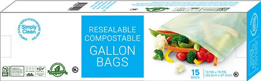 BB17/Simply Clean compostable gallon bags