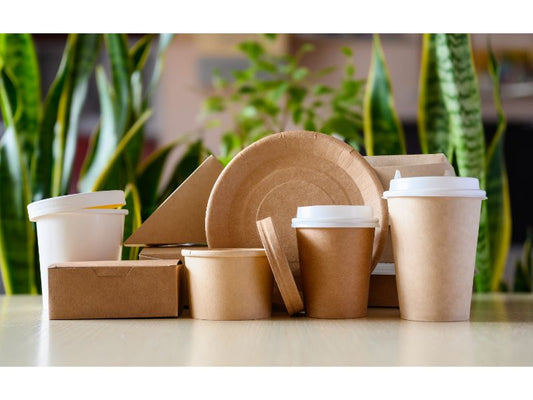 biodegradable cups and plates