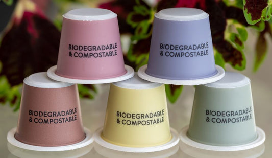 Assorted biodegradable and compostable cups
