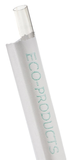 Eco Products Large Paper Wrapped Straw PLA