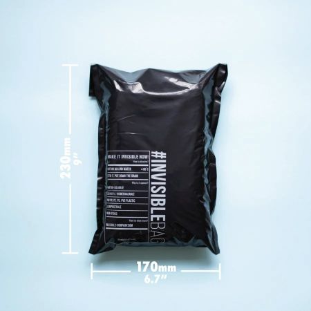 Invisible Bag Black Mailer Bag