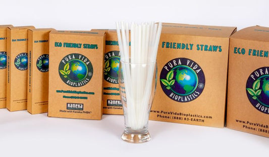 Pura Vida Bioplastics jumbo straw