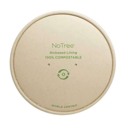 World Centric NoTree Wide Paper Bowl Lid